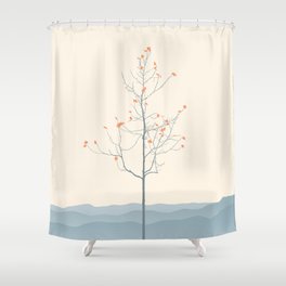 Twig Tree - Serenity Shower Curtain