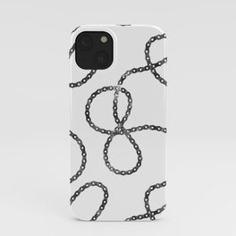 bicycle chain repeat pattern iPhone Case