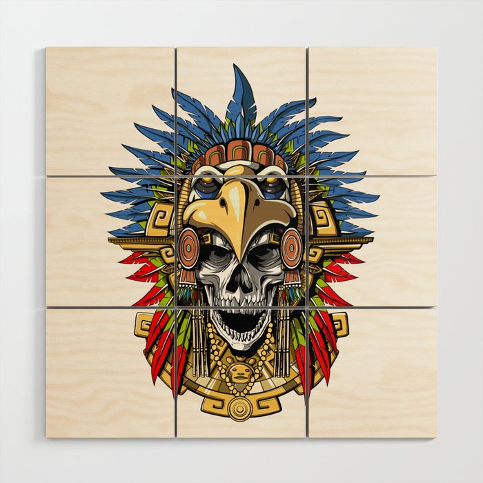 Aztec Eagle Warrior Skull  Aztec art, Aztec tattoos sleeve, Aztec