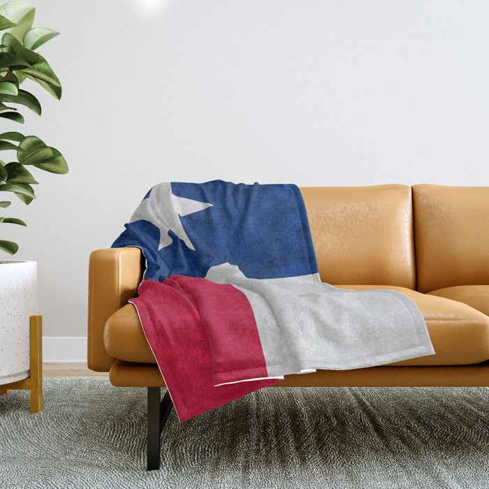 Flag of Texas Throw Blanket