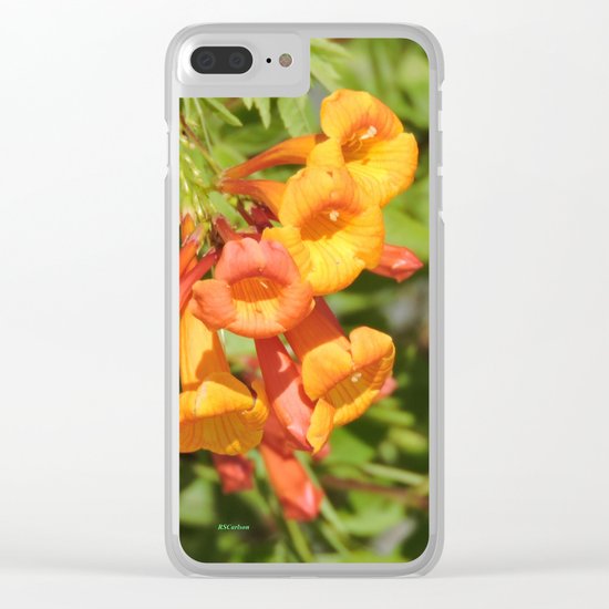 Natural Brass Blowing in the Breeze Clear iPhone Case