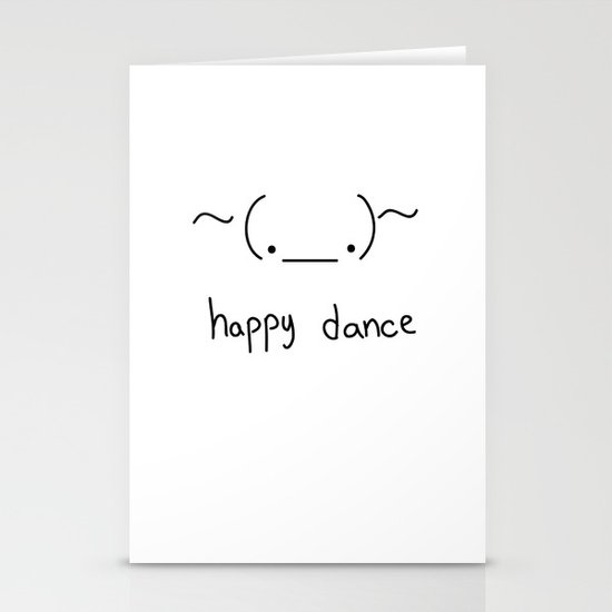 Happy Dance Stationery Cards