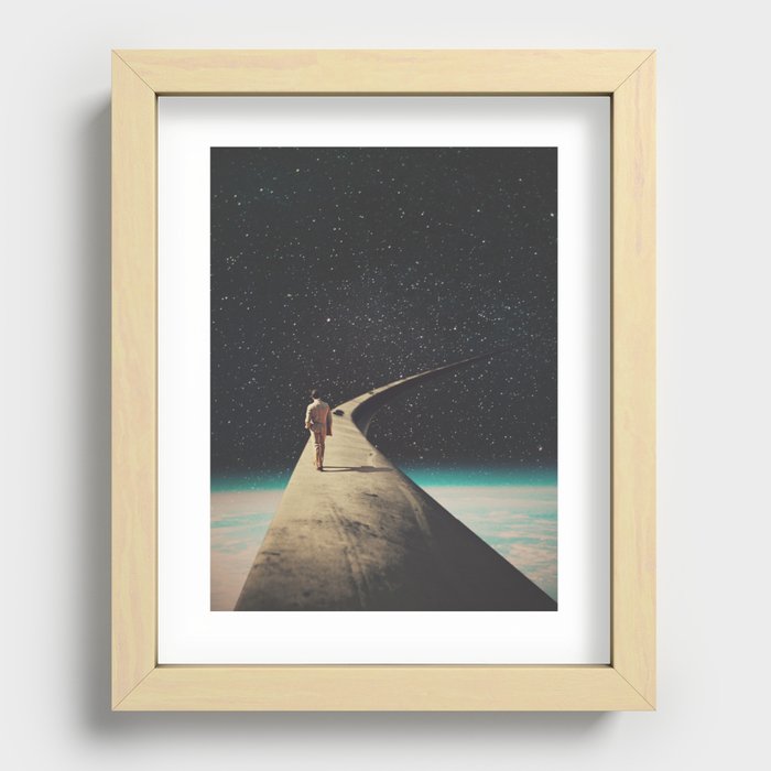 We Chose This Road My Dear Recessed Framed Print
