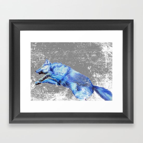 Wolf Pack Sans Pack Framed Art Print