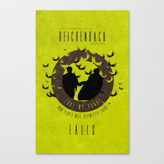 Take My Hand : Sherlock Canvas Print