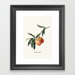 Beach Peach Framed Art Print