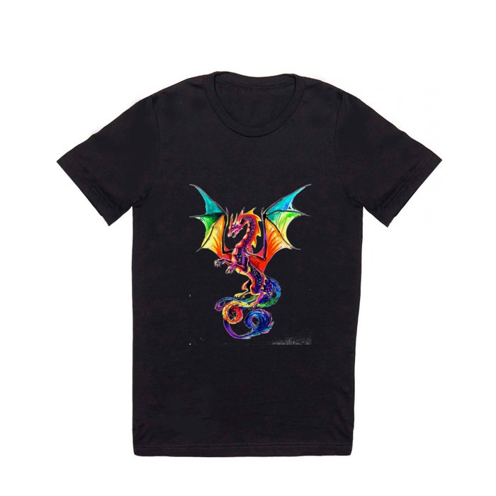 Rainbow Dragon T Shirt