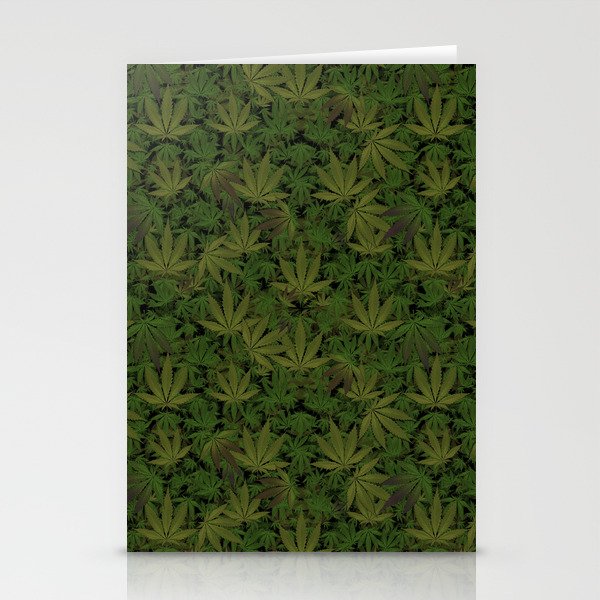Weed Army Camo. Stationery Cards
