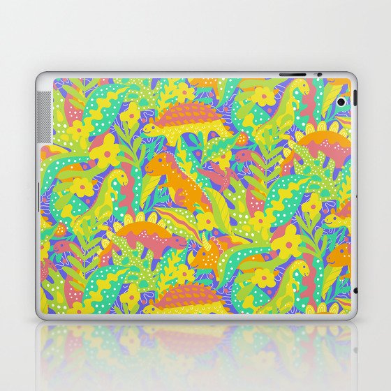 Optimistic Dinosaur Laptop & iPad Skin