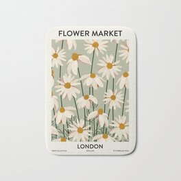 Flower Market London inspiration Bath Mat
