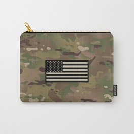 U.S. Flag: Woodland Camouflage Carry-All Pouch | Special, Deploy, Camouflage, Acu, United, Flag, Armed, Military, Camo, States 