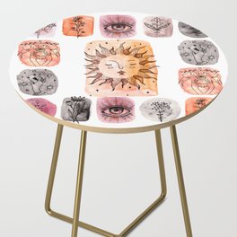 Wheel of Fortune Side Table