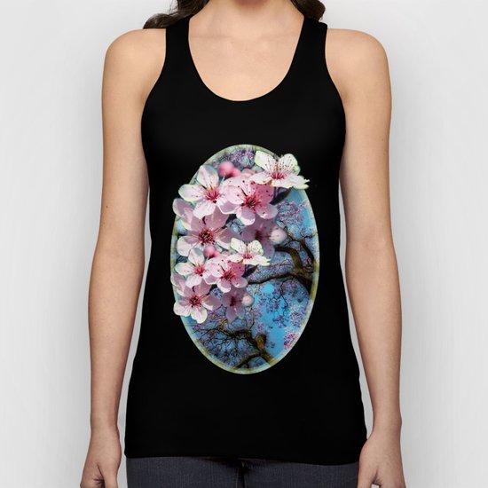 Cherry Blossoms Unisex Tank Top