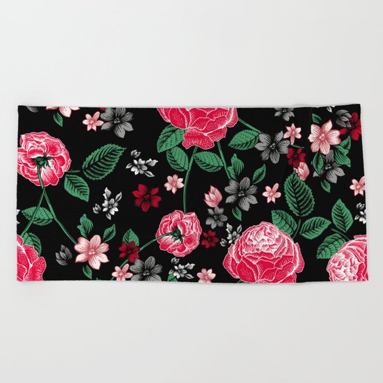 Winter Garden Beach Towel