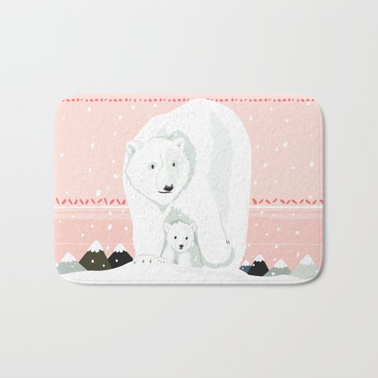 The White Bears and the Tin Soldier Bath Mat