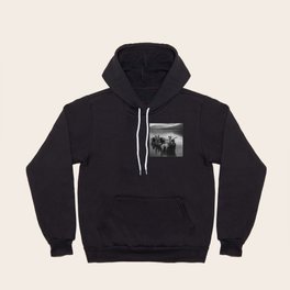 Dogs on a boat black and white canine photograph portrait - photographs - photography Hoody