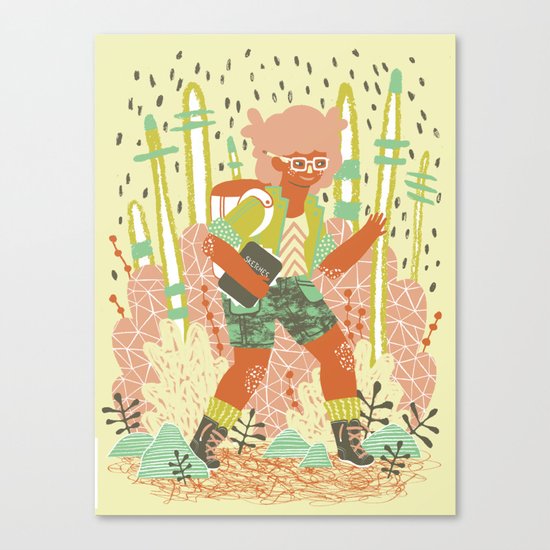 Searching for Inspiration Canvas Print