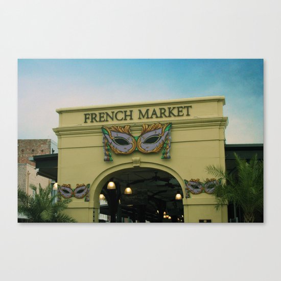 French Market Canvas Print