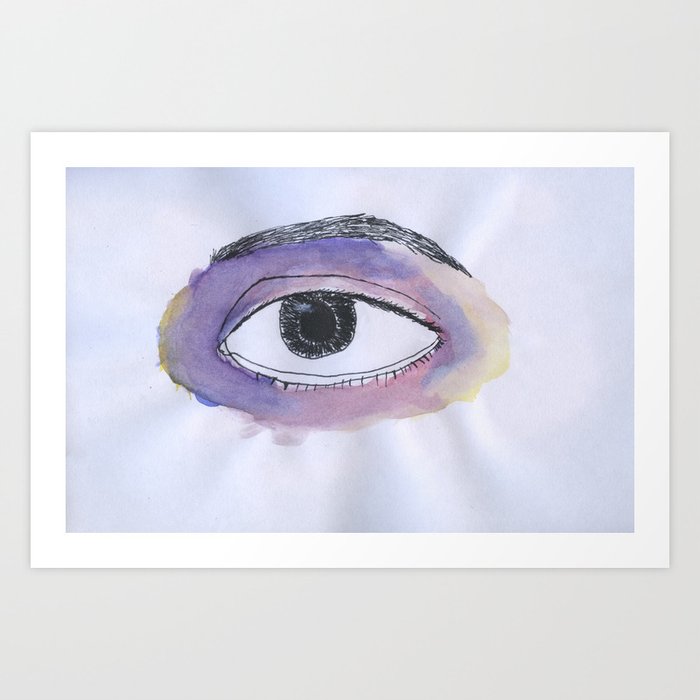 Black Eye Art Print