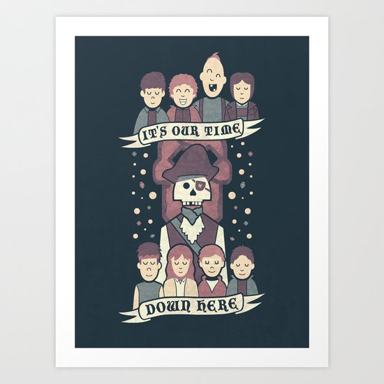 Down Here Art Print