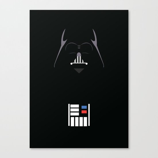 Star Wars - Darth Vader Minimalist Canvas Print