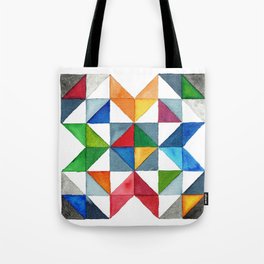 Barn Quilt Tote Bag