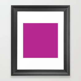 Purple Streptocarcus Framed Art Print