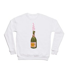 Champagne Through A Curly Straw Crewneck Sweatshirt