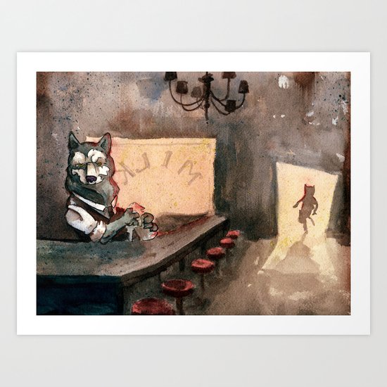 The Royal Ten Dollar Gold Piece Inn and Emporium Art Print