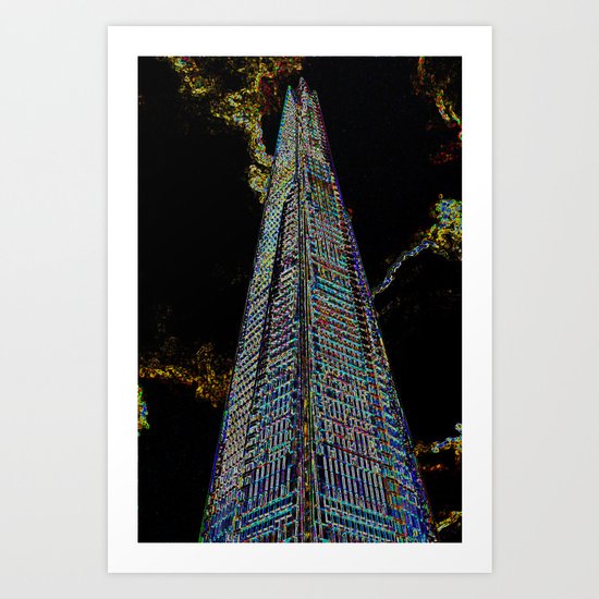 The Shard London Art Art Print