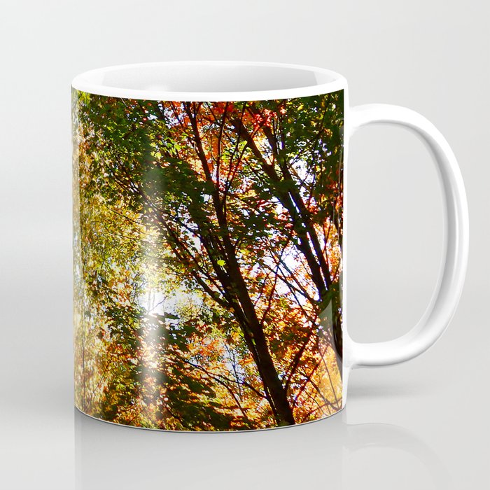 Through the Trees in October Coffee Mug