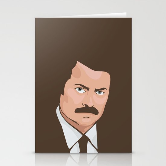 Ron Swanson Stationery Cards
