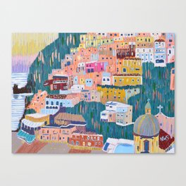 Joy - Positano, Italy Canvas Print