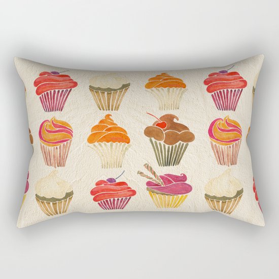 Cupcakes Rectangular Pillow