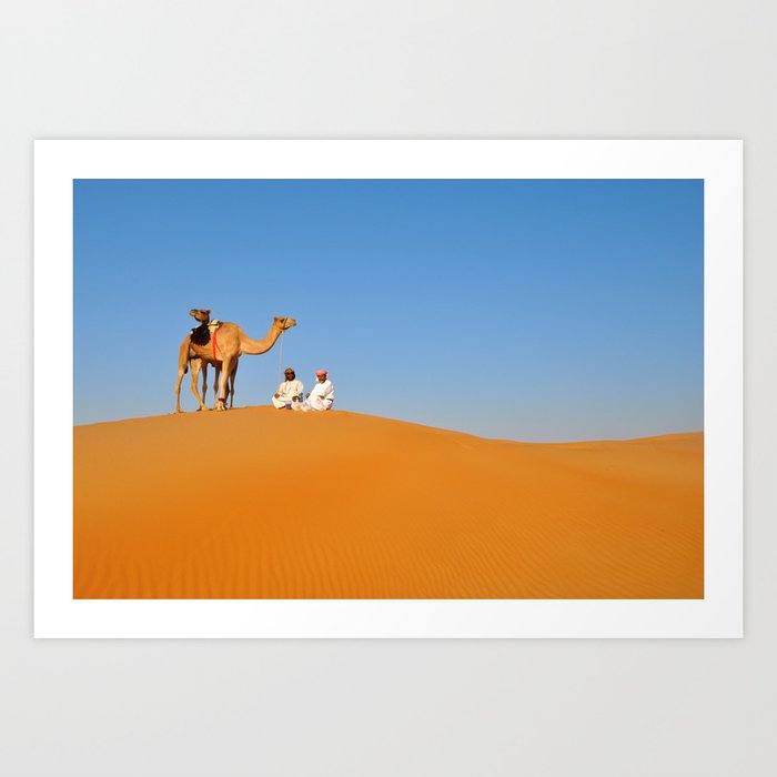 Desert Walk Art Print