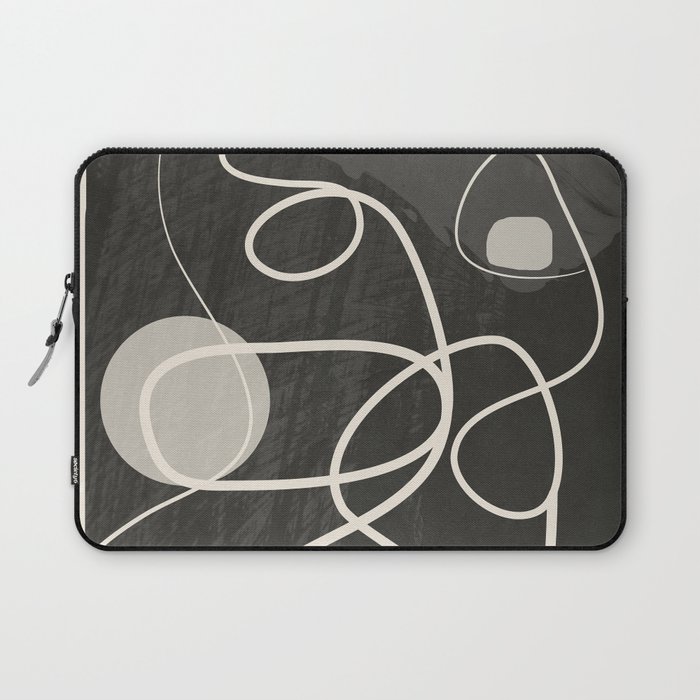 Abstract Face Line Art 13 Laptop Sleeve