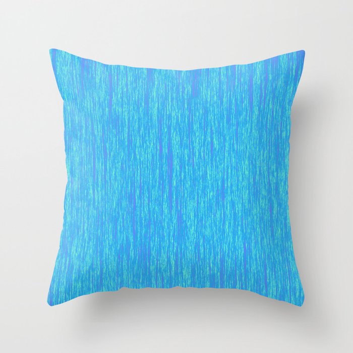 Beautiful Blue Abstract Pattern Throw Pillow