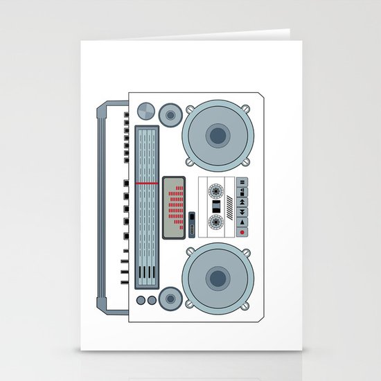 boombox v1 Stationery Cards