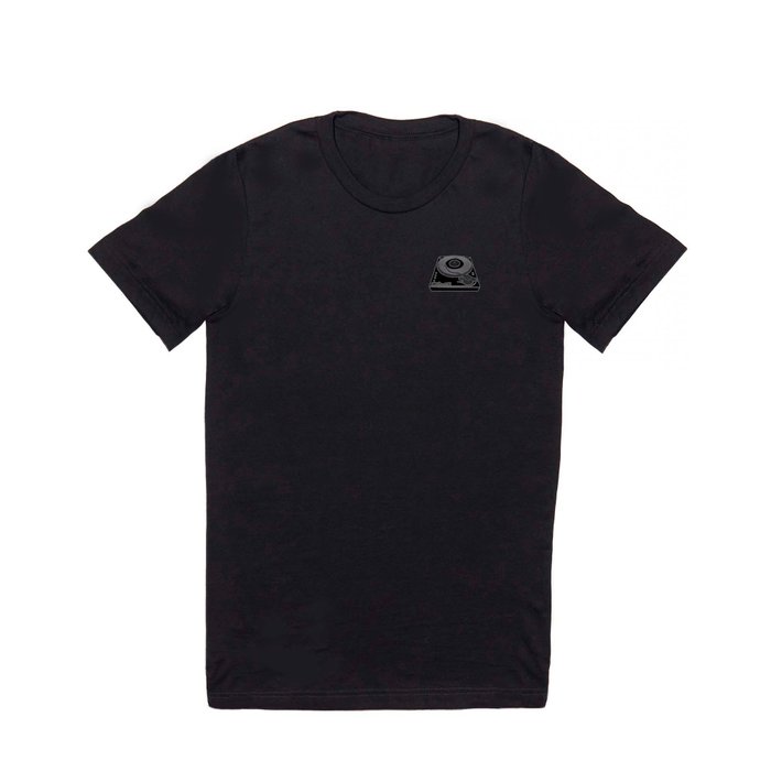 Black turntable T Shirt