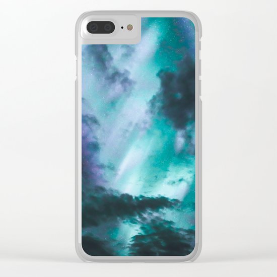 Aurora Borealis XX Clear iPhone Case