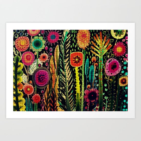 printemps (old fabric) Art Print