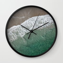 Wrightsville Beach Waves Wall Clock