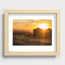 Out west Recessed Framed Print