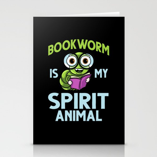 Reader Book Reading Bookworm Librarian Stationery Cards
