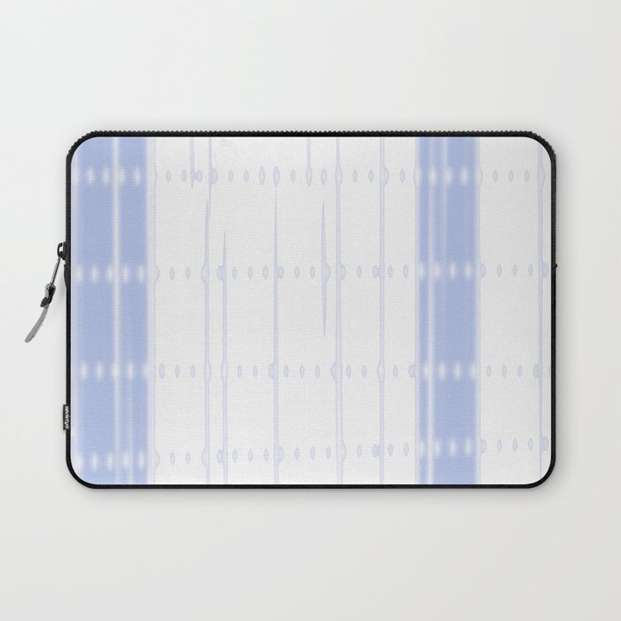 Very Peri White Stripes  Laptop Sleeve