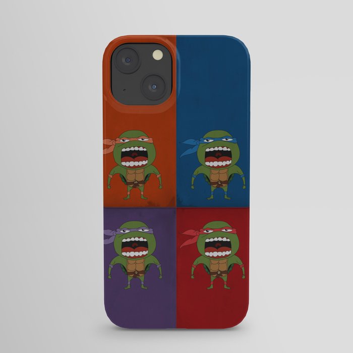 Screaming Turtles iPhone Case
