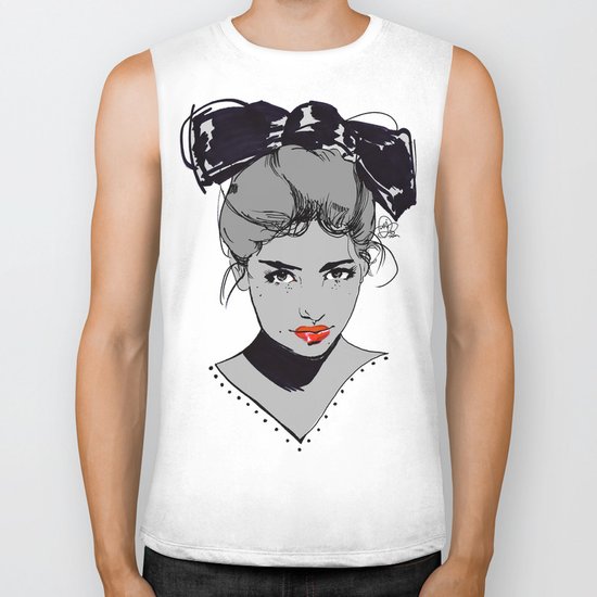 bow Biker Tank