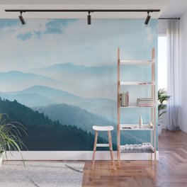 Smoky Mountain Blues - National Park Adventure Wall Mural