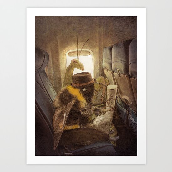 Flight of the Bumblebee Art Print