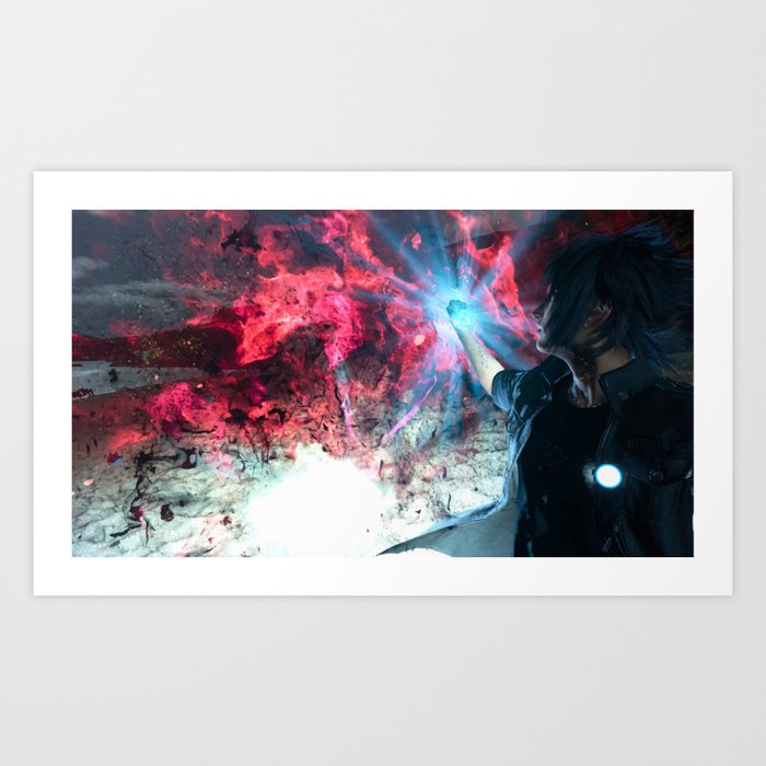 Final Fantasy XV - Noctis and the Ring of Lucii Art Print